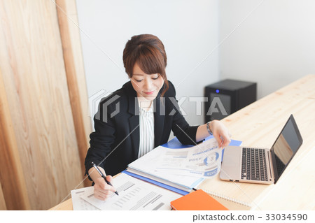 Career woman counter table 33034590