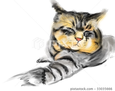 貓的插圖 貓的插圖 33035666