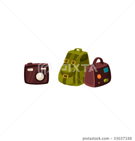 Travel bag, backpack and compact digital camera Travel bag, backpack and compact digital camera 33037188