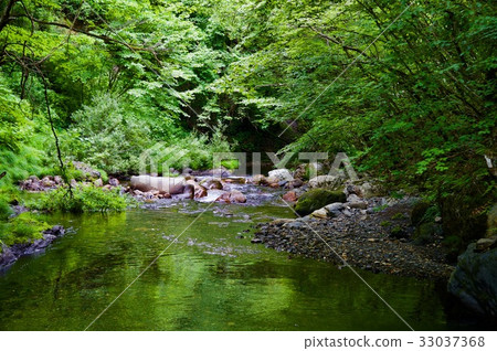 長野橫河谷自然風景廣角 33037368