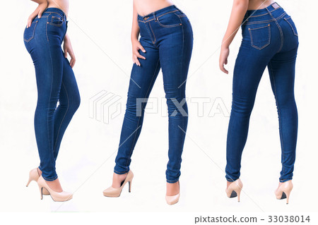 woman wearing jean 33038014