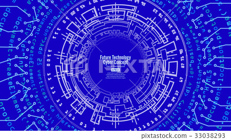 Abstract Futuristic Technological Background Abstract Futuristic Technological Background 33038293