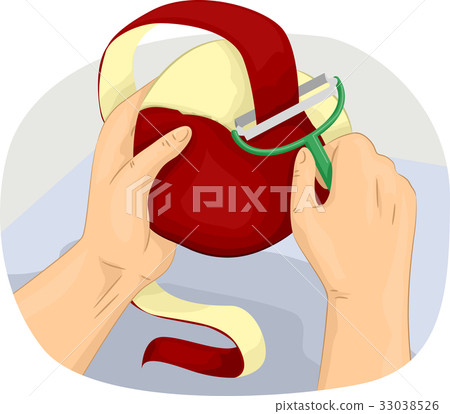 Hand Peeler Apple Snack 33038526