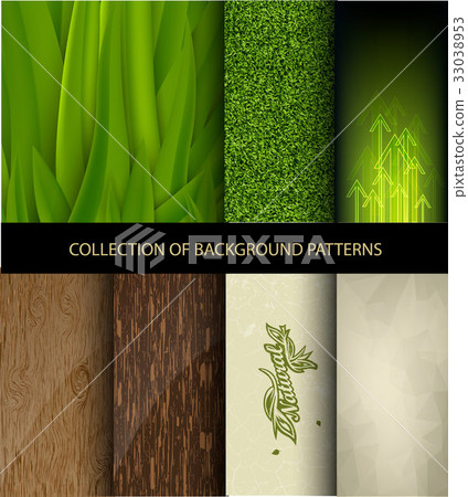 Collection set of 7 background patterns 33038953