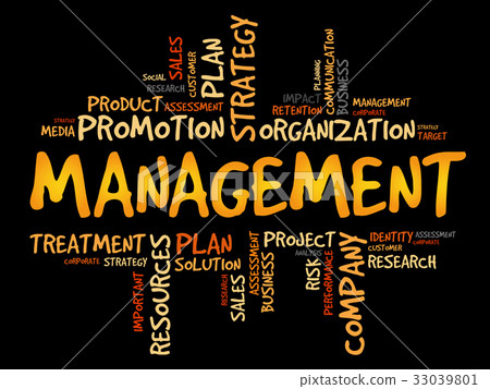 MANAGEMENT word cloud - Stock Illustration [33039801] - PIXTA