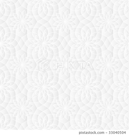 Neutral White Sacred Geometry Texture 33040504