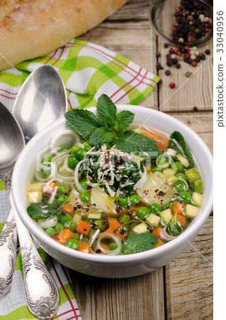 Vegetable soup Vegetable soup 33040956