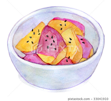 Watercolor illustration food Watercolor illustration food 33041910