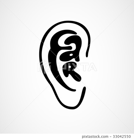 Ear letting in ear form 33042550