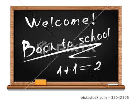 Blackboard. Back to school. Vector illustration 33042596