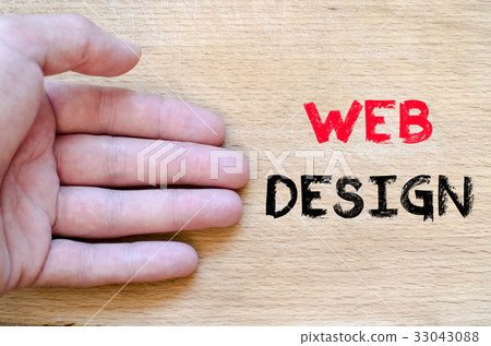 Web design text concept 33043088