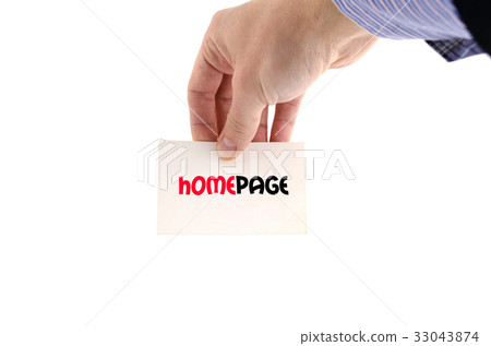 Homepage text concept Homepage text concept 33043874