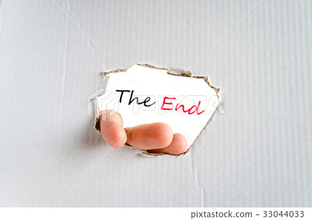 The end text concept The end text concept 33044033