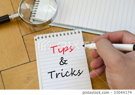 Tips&tricks text concept 33044174