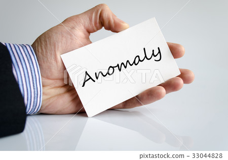 Anomaly text concept Anomaly text concept 33044828