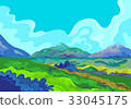 Landscape, Vector illustration 33045175