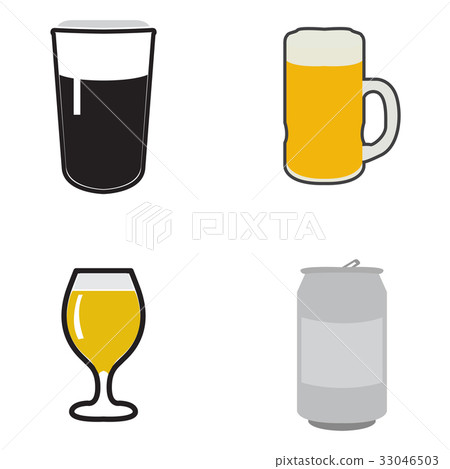 Set of beer icons 33046503