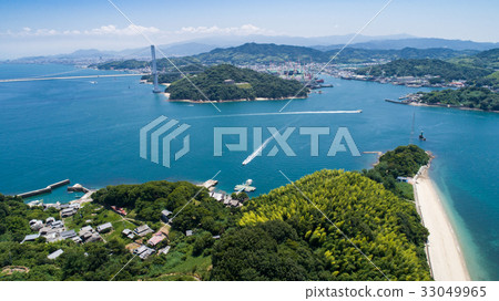 Kojima Oshima (Ehime Prefecture Imabari City) Aerial 33049965