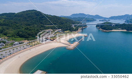 Drone aerial view of Hakata Island (Shimanami Kaido) Drone aerial view of Hakata Island (Shimanami Kaido) 33050462