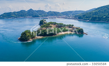 野島(愛媛縣今治市/ Shimanami Kaido)鳥瞰圖 野島(愛媛縣今治市/ Shimanami Kaido)鳥瞰圖 33050584