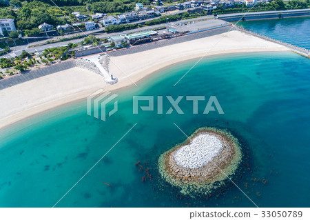Futami Seaside Park (Shikai Town, Iyo City, Ehime Prefecture) Aerial shooting 33050789