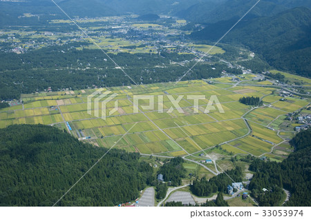 Aerial view of rural landscape 33053974
