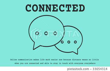 Digital Connection Technology Social Media 33054314