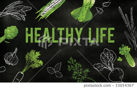 Natural vegetable healthy life superfood Natural vegetable healthy life superfood 33054367