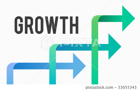 Arrow Sign Icon with Business Concept Word Arrow Sign Icon with Business Concept Word 33055343