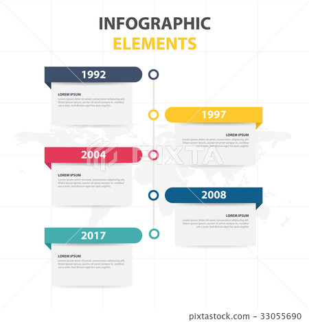 Business Infographic timeline process template Business Infographic timeline process template 33055690