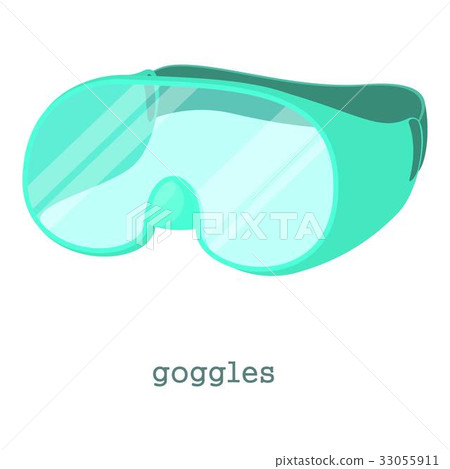 Laboratory goggles icon, cartoon style Laboratory goggles icon, cartoon style 33055911