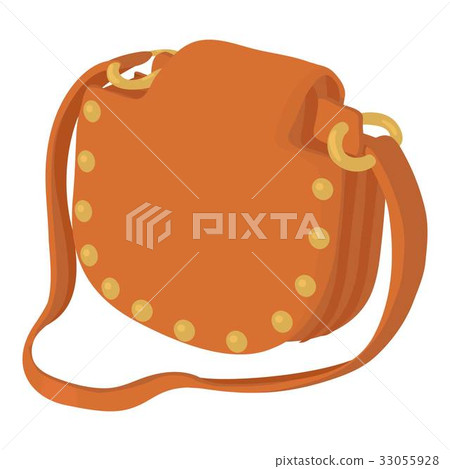 Woman handbag icon, cartoon style 33055928