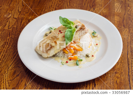 fish with rice fish with rice 33056987