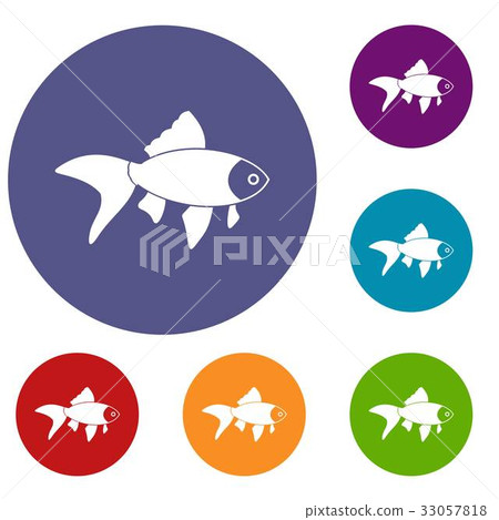 Fish icons set Fish icons set 33057818