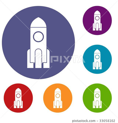 Rocket icons set - Stock Illustration [33058102] - PIXTA