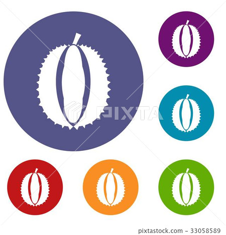 Durian icons set - Stock Illustration [33058589] - PIXTA