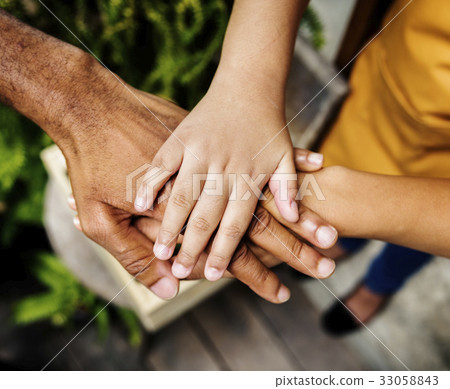 Community Support Together Hands Join 33058843