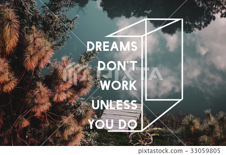 Nature sky photo with motivative quotes 33059805