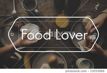 Breakfast food recipe greedy foodie word 33059866