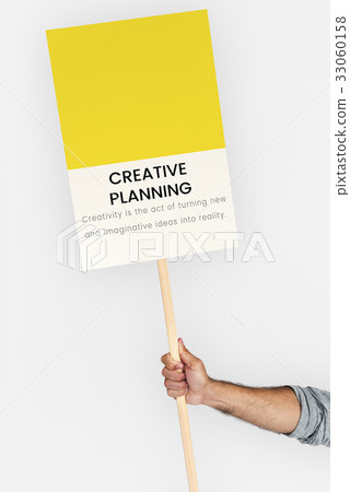 Hand holding network graphic overlay banner Hand holding network graphic overlay banner 33060158