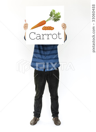 Illustration of nutritious carrot healthy food 33060488