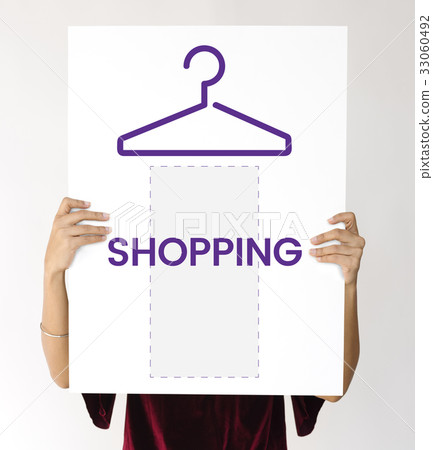 Illustration of fashionista online shopping store Illustration of fashionista online shopping store 33060492