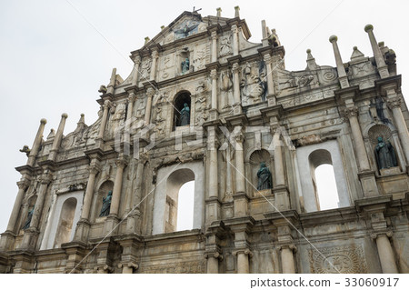 Ruins St.Paul Church in macao Ruins St.Paul Church in macao 33060917