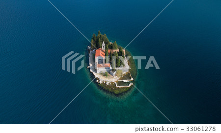 Aerial view of the island of St. George with 33061278