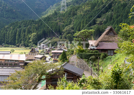Shirakawago village in Japan 33061617
