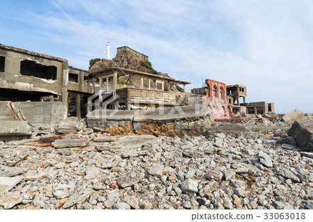 Hashima Island in Nagasaki city 33063018