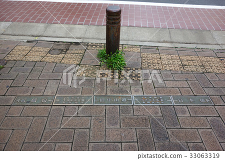 Plate of the ground from Nihonbashi Itabashi hotel image material Plate of the ground from Nihonbashi Itabashi hotel image material 33063319