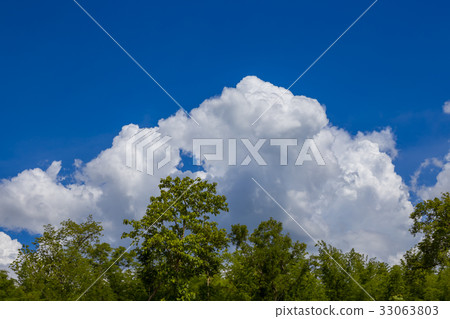 mountains with jungle and cloudy sky mountains with jungle and cloudy sky 33063803