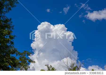 mountains with jungle and cloudy sky mountains with jungle and cloudy sky 33063811