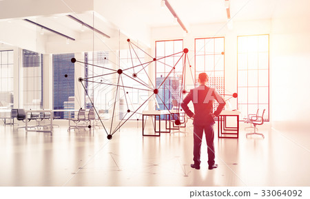 Networking and social communication concept as effective point f Networking and social communication concept as effective point f 33064092